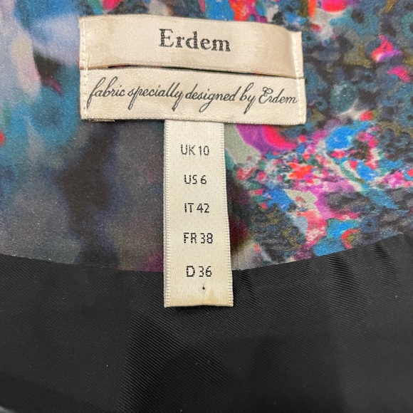 Erdem Multicoloured Shift Dress - Picture 6 of 11